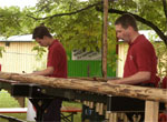 Nussbaumfest Luttingen 2002-Jürgen + Florain Heiler